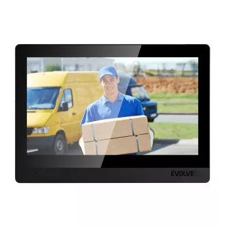 EVOLVEO DoorPhone AHD10, Home WiFi Videophone Kit mit Türsteuerung und RFID, schwarzer 10" Monitor
