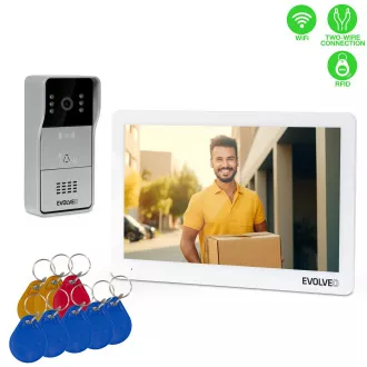 EVOLVEO DoorPhone 10-2W - 2-Draht-Video-Telefon mit 32GB Speicher-App