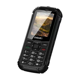 EVOLVEO StrongPhone Q1, IP68 widerstandsfähiges Dual SIM Telefon, 2.4" LCD, 1800mAh, schwarz EVOLVEO StrongPhone Q1, IP68 widerstandsfähiges Dual SIM Telefon, 2.4" LCD, 1800mAh, schwarz