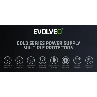 EVOLVEO G750,750W,ATX3.1,14cm,aPFC,80 GOLD,3YRW