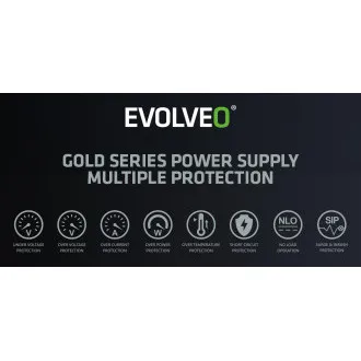EVOLVEO G750,750W,ATX3.1,14cm,aPFC,80 GOLD,3YRW EVOLVEO G750,750W,ATX3.1,14cm,aPFC,80 GOLD,3YRW