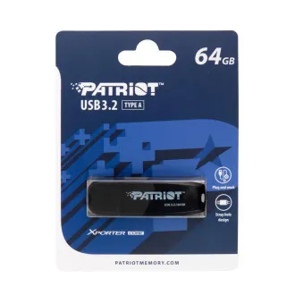 Patriot XPORTER CORE/64GB/USB 3.2/USB-A/Schwarz Patriot XPORTER CORE/64GB/USB 3.2/USB-A/Schwarz