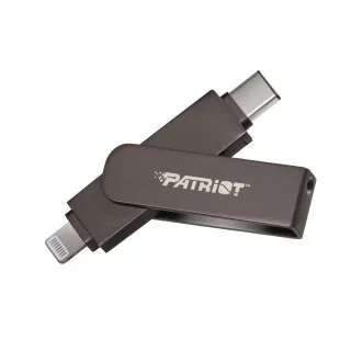 Patriot iLuxe Stick C MFi/512GB/USB 3.2/Lightning USB-C/Schwarz Patriot iLuxe Stick C MFi/512GB/USB 3.2/Lightning USB-C/Schwarz
