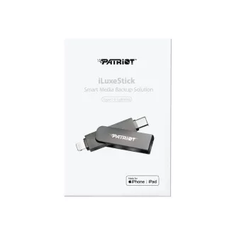 Patriot iLuxe Stick C MFi/512GB/USB 3.2/Lightning USB-C/Schwarz Patriot iLuxe Stick C MFi/512GB/USB 3.2/Lightning USB-C/Schwarz