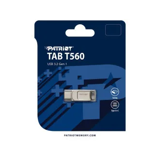 Patriot TAB T560/256GB/USB 3.2/USB-A USB-C/Silber Patriot TAB T560/256GB/USB 3.2/USB-A USB-C/Silber