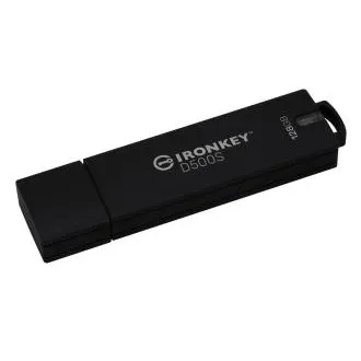 Kingston IronKey D500S/128 GB/USB 3.2/USB-A/Schwarz