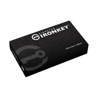 Kingston IronKey D500S/128 GB/USB 3.2/USB-A/Schwarz