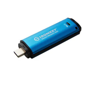 Kingston Ironkey Vault Privacy 50C/16GB/USB 3.2/USB-C/Blau Kingston Ironkey Vault Privacy 50C/16GB/USB 3.2/USB-C/Blau