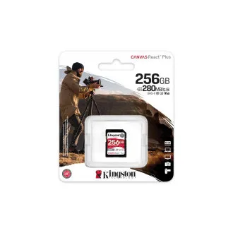 Kingston Canvas React Plus/SDXC/256 GB/UHS-II U3 / Klasse 10 Kingston Canvas React Plus/SDXC/256 GB/UHS-II U3 / Klasse 10