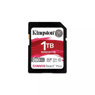 Kingston Canvas React Plus/SDHC/1TB/UHS-II U3/Klasse 10 Kingston Canvas React Plus/SDHC/1TB/UHS-II U3/Klasse 10