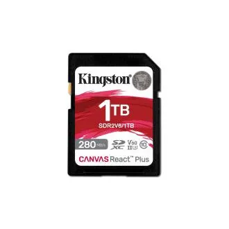 Kingston Canvas React Plus/SDXC/1 TB/UHS-II U3 / Klasse 10 Kingston Canvas React Plus/SDXC/1 TB/UHS-II U3 / Klasse 10