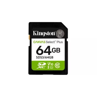 Kingston Canvas Select Plus/SDXC/64GB/UHS-I U1/Klasse 10 Kingston Canvas Select Plus/SDXC/64GB/UHS-I U1/Klasse 10
