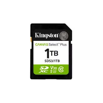 Kingston Canvas Select Plus/SDXC/1TB/UHS-I U3/Klasse 10
