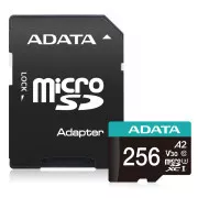 ADATA V30S/micro SDXC/256GB/100MBps/UHS-I U3/Klasse 10/  Adapter