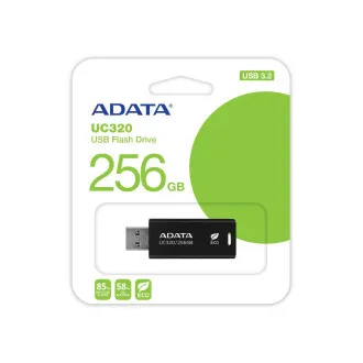 ADATA UC320/256GB/USB 3.2/USB-A/Schwarz ADATA UC320/256GB/USB 3.2/USB-A/Schwarz
