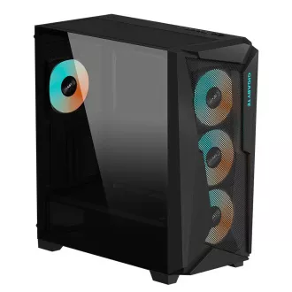 GIGABYTE C301 GLASS/Midi Tower/Transparent/Schwarz