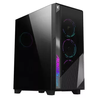 GIGABYTE AORUS C500/Midi Tower/Transparent/Schwarz GIGABYTE AORUS C500/Midi Tower/Transparent/Schwarz