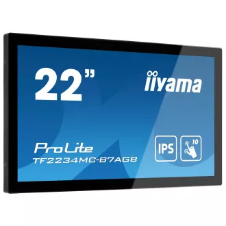 22" iiyama TF2234MC-B7AGB: IPS, FullHD, kapazitiv, 10P, 350cd/m2, VGA, HDMI, DP, IP65, Schwarz 22" iiyama TF2234MC-B7AGB: IPS, FullHD, kapazitiv, 10P, 350cd/m2, VGA, HDMI, DP, IP65, Schwarz