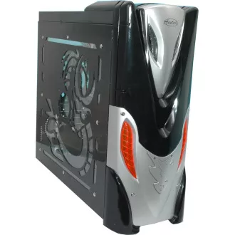 Acutake ACU-ALIEN/Midi Tower/Transpar./Schwarz