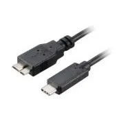 AKASA - USB 3.1 Typ C auf Micro B Adapter - 100 cm