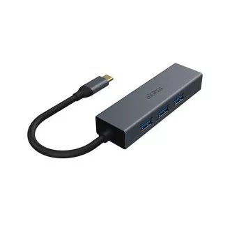 AKASA - USB Typ-C 4-in-1 Hub mit Ethernet AKASA - USB Typ-C 4-in-1 Hub mit Ethernet