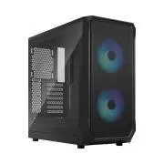 Fractal Design Focus 2 RGB Schwarz TG Clear Tint/Midi Tower/Transpar./Schwarz