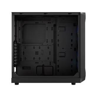 Fractal Design Focus 2 RGB Schwarz TG Clear Tint/Midi Tower/Transpar./Schwarz