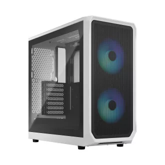 Fractal Design Focus 2 RGB Weiß TG Clear Tint/Midi Tower/Transpar./Schwarz und Weiß Fractal Design Focus 2 RGB Weiß TG Clear Tint/Midi Tower/Transpar./Schwarz und Weiß