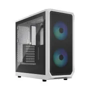 Fractal Design Focus 2 RGB Weiß TG Clear Tint/Midi Tower/Transpar./Schwarz und Weiß