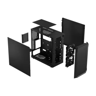 Fractal Design Focus 2 Schwarz Solid/Midi Tower/Schwarz Fractal Design Focus 2 Schwarz Solid/Midi Tower/Schwarz