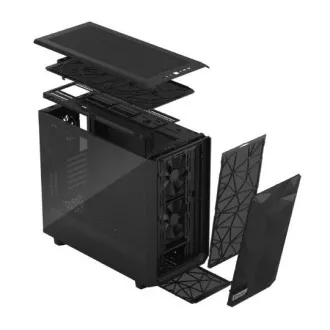 Fractal Design Meshify 2 Schwarz TG Light Tint/Midi Tower/Transpar./Schwarz Fractal Design Meshify 2 Schwarz TG Light Tint/Midi Tower/Transpar./Schwarz