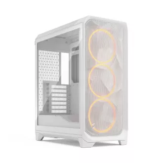 Fractal Design Meshify 3 TG/Midi Tower/Transpar./Weiß