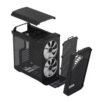 Fractal Design Torrent Compact RGB Schwarz TG Light/Midi Tower/Transpar./Schwarz Fractal Design Torrent Compact RGB Schwarz TG Light/Midi Tower/Transpar./Schwarz