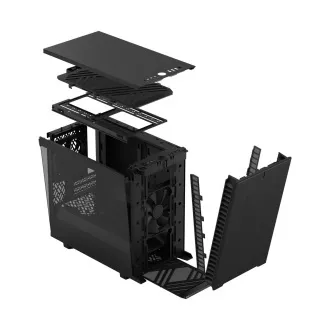 Fractal Design Define 7 Nano Schwarz TG Light Tint/Mini ITX/Transpar./Schwarz Fractal Design Define 7 Nano Schwarz TG Light Tint/Mini ITX/Transpar./Schwarz