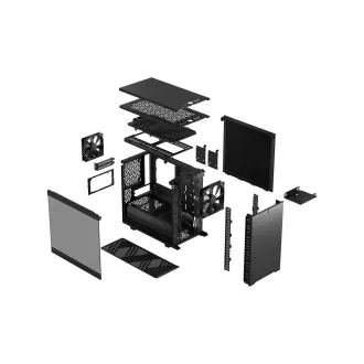 Fractal Design Define 7 Nano Schwarz TG Light Tint/Mini ITX/Transpar./Schwarz Fractal Design Define 7 Nano Schwarz TG Light Tint/Mini ITX/Transpar./Schwarz