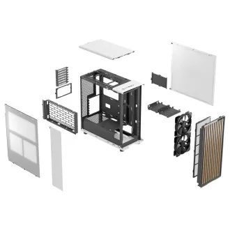 Fractal Design North Kreide Weiß/Midi Tower/Weiß