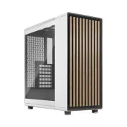 Fractal Design North Chalk White TG Klar/Midi Tower/Transpar./Weiß