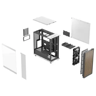 Fractal Design North Chalk White TG Klar/Midi Tower/Transpar./Weiß Fractal Design North Chalk White TG Klar/Midi Tower/Transpar./Weiß