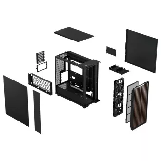 Fractal North XL/Midi Tower/Schwarz Fractal North XL/Midi Tower/Schwarz
