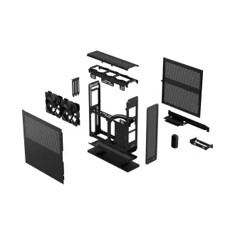 Fractal Ridge/Mini ITX/Schwarz