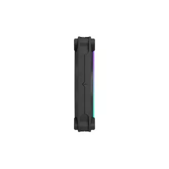 Fractal Design Momentum 12 RGB, 3er-Pack, Schwarz