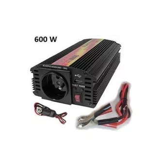 Spannungswandler Carspa CAR600U-242 24V/230V USB 600W, modifizierter Sinus Spannungswandler Carspa CAR600U-242 24V/230V USB 600W, modifizierter Sinus