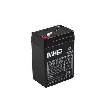 Bleiakku MHPower VRLA AGM 6V/4Ah (MS4-6) Bleiakku MHPower VRLA AGM 6V/4Ah (MS4-6)