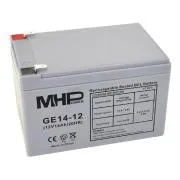 MHPower GE14-12 Gel-Batterie 12V/14Ah, Faston F2 - 6,3mm, Deep Cycle