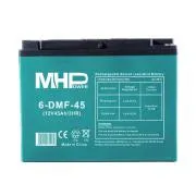 MHPower 6-DMF-45 Gel-Traktionsbatterie 12 V/45 Ah, Anschluss D3 – M6, Deep Cycle