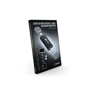 Kartenleser C-tech UCR-02-AL, USB 3.0 TYP A/ TYP C, SD/micro SD