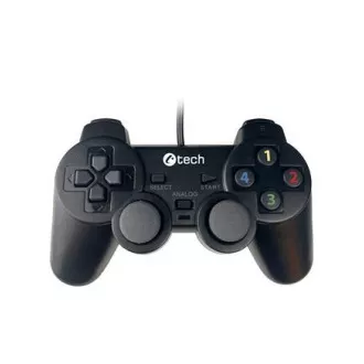 Gamepad C-TECH Callon für PC/PS3, 2x analog, X-Eingang, vibrierend, 1,8m Kabel, USB