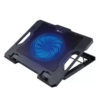 C-TECH CLP-S100 Kühlpad, 17", 1x 140mm, 2x USB, blaue Hintergrundbeleuchtung