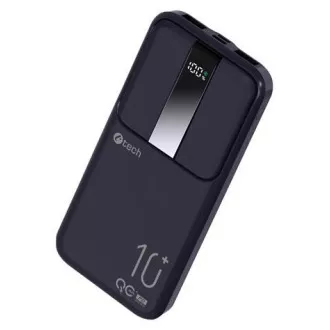 Powerbank C-tech 10000mAh, Li-Pol, 22,5W, USB-C/USB-A/micro USB