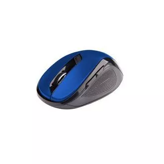 C-TECH Maus WLM-02/Ergonomisch/Optisch/Rechtshänder/1 600 DPI/Kabellos USB/Schwarz-Blau C-TECH Maus WLM-02/Ergonomisch/Optisch/Rechtshänder/1 600 DPI/Kabellos USB/Schwarz-Blau